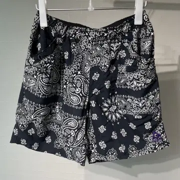 GERRY 수륙 양용 숏 팬츠 반다나 무늬 페이즐리 하프 팬츠