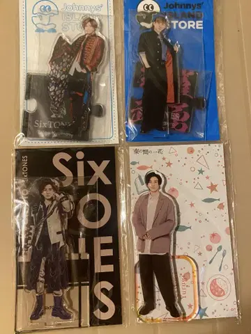 SixTONES 교모토 타이가 아크릴 스탠드 4종 세트