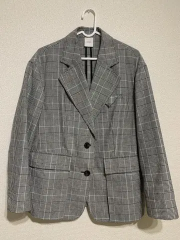 여름용 Spick & Span 체크 무늬 테일러드 자켓