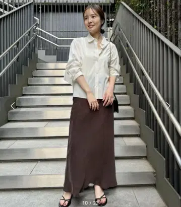 새상품 택 포함 노블 백 오픈 레귤러 셔츠