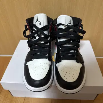 Air Jordan 1 화이트/블랙/레드 하이컷
