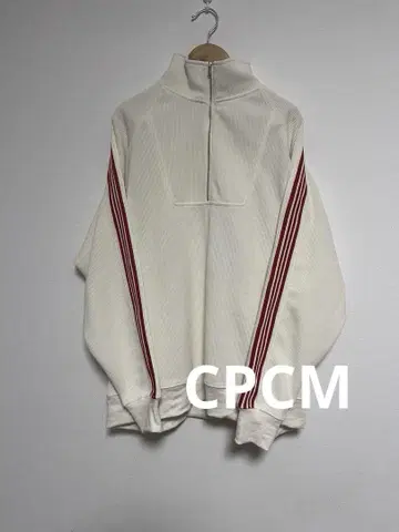 새상품급 CPCM 하프 지퍼 리브 트레이닝복 F