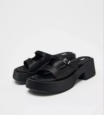 자라 리본 플랫폼 샌들 size36