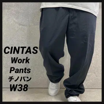 CINTAS 신타스 워크 팬츠 치노 팬츠 그레이 구제 의류 W38