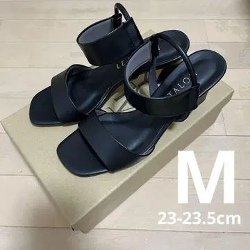 루타론 6cm 밴딩 스트랩 샌들 M
