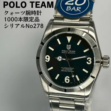 POLO TEAM 폴로 팀 익스플로러형 쿼츠 손목시계 한정품