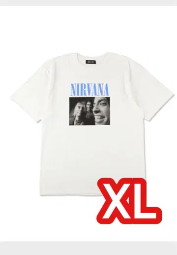 윈드앤씨 닐바나 NIRVANA 티셔츠 XL 화이트