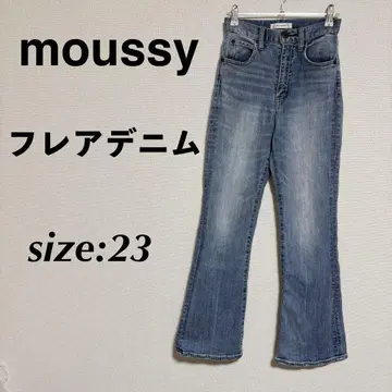 moussy 마우지 플레어 데님 데님 팬츠 청바지 청바지