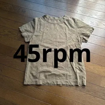 새상품급 45rpm 카키 코튼 반팔 티셔츠 택 포함 새상품