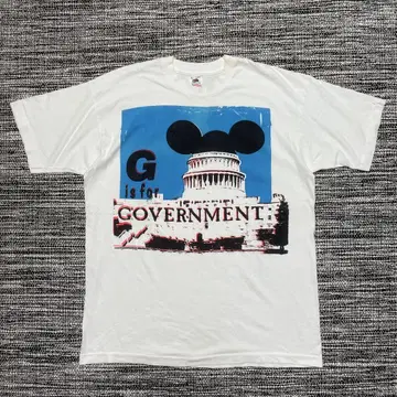 레어 90년대 싱글 USA제 메시지 티셔츠 G is for G