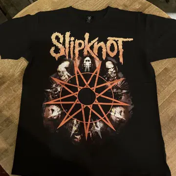 락밴드 티셔츠 slipknot 투어 티셔츠