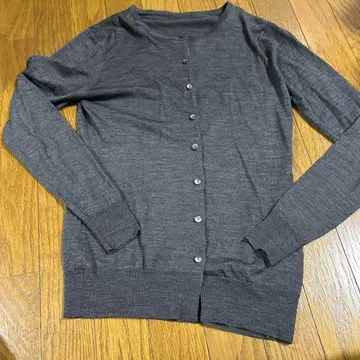 JOHN SMEDLEY 다크 그레이 가디건