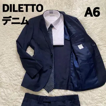 DILETTO 다크 블루 데님 비즈니스 정장 A6