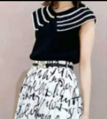 loulou willoughby 루루 윌러비 슬리브리스 니트 카라 부착