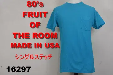 80년대 포켓 티셔츠 싱글 스티치 USA제 16298 빈티지