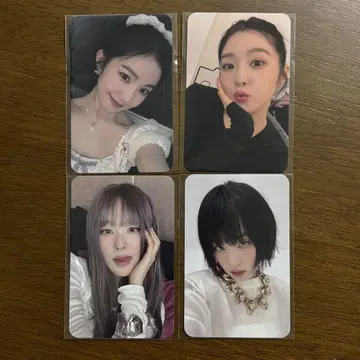 Red Velvet TILT mumo 트레이딩 카드 4장 세트