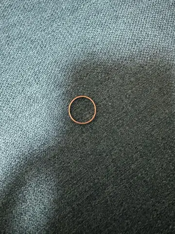 심플 밴딩 금 골드