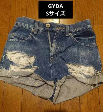 GYDA 데미지 데님 숏 팬츠 S 사이즈
