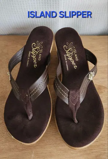 새상품급 ISLAND SLIPPER 샌들 힐 포함