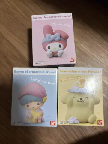 익명 산리오 소프트 비닐 3개 세트