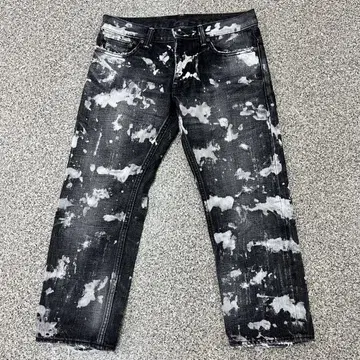 BAGARCH 바가치 데님 블리치 크롭 완판템 블랙 y2k
