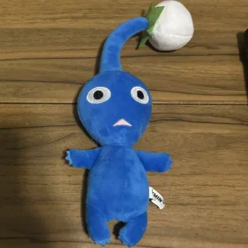 파랑 피크민 공 체인 스트랩