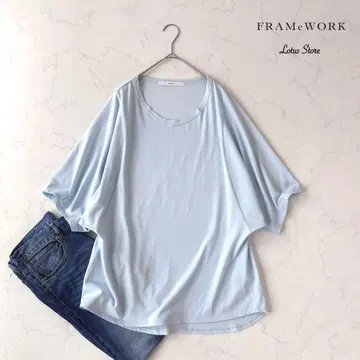 FRAMeWORK(프레임워크) 뉘앙스 컬러 티셔츠
