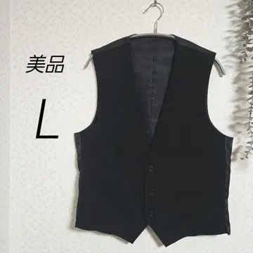 새상품급 포멀 베스트 L 검정 남성용 블랙 l
