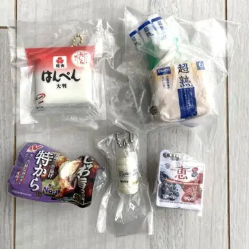 식품 가챠 미니어처 묶음 판매 5개