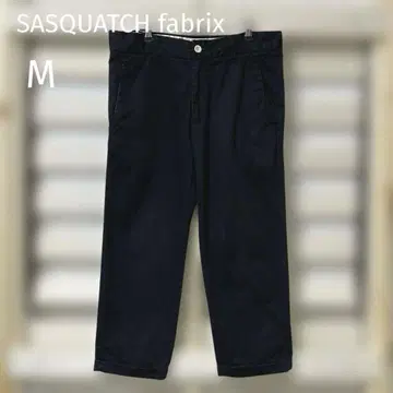 SASQUATCH fabrix 크롭 팬츠 M 블랙 치노 팬츠