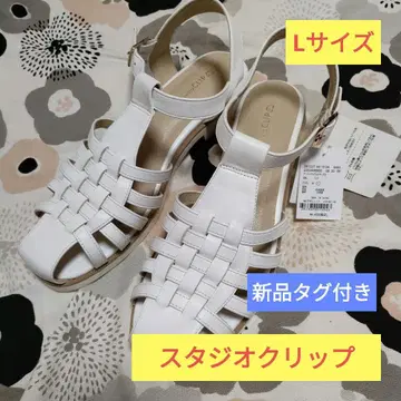 택 포함 새상품 스튜디오 클립 쉽게 신을 수 있는 구르카 샌들 L