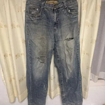 Denim Verim 데미지 가공 데님 팬츠