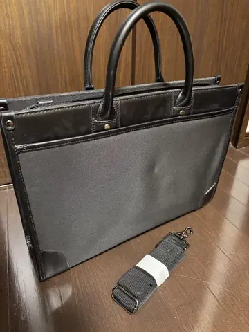 비즈니스 백 블랙 나일론 가죽