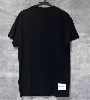 JIL SANDER+ 블랙 티셔츠 M 상당 3팩 반팔 단품