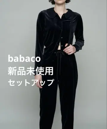 정가 8.5만 미사용 새상품 벨벳 셋업 babaco