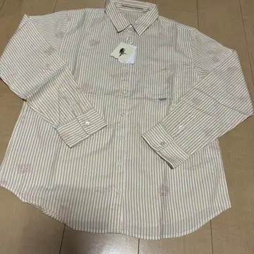 택 포함 새상품 마드모아젤 논논 파파스 셔츠 L 면100%