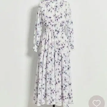꽃무늬 긴팔 원피스