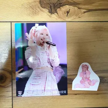 사이토 키아라 봉입 브로마이드 고양이 의상 스티커
