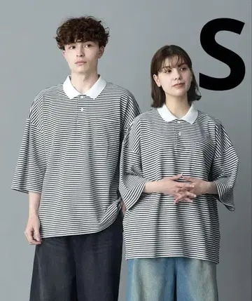 RUUBON 모스 스티치 피케 셔츠 화이트 계열 1 S