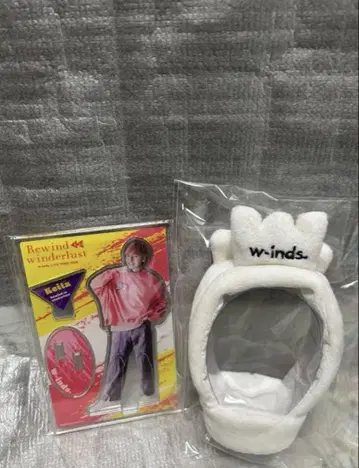 w-inds.winderlust 아크릴 스탠드와 응원봉 커버 가챠 덤