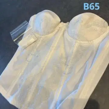 세모어 화이트 코르셋 브라이덜 이너 B65