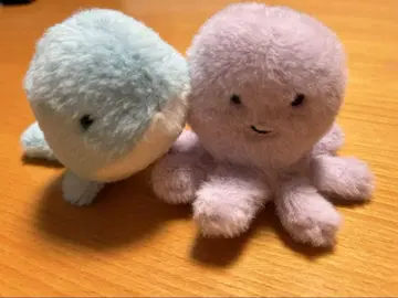 Jelly cat 봉제 인형 문어, 고래