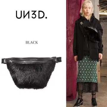 UN3D. ECO FUR W POUCH 에코 퍼 웨스트 파우치