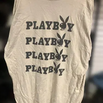 PLAYBOY 티셔츠 베이지