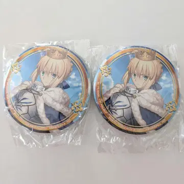 FGO 세가 캔뱃지 세이버 알토리아 펜드래곤 2개