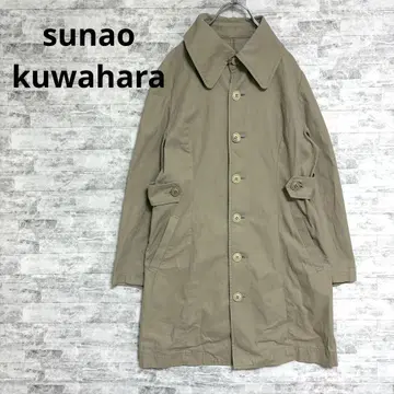 [sunao kuwahara] 여성용 베이지 트렌치코트 사이즈 M