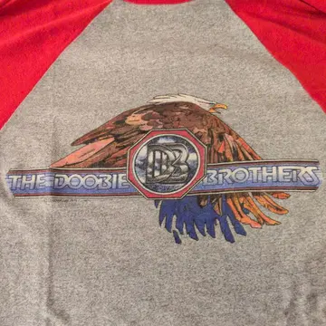 80's DOOBIE BROTHERS 빈티지 프린트 티셔츠