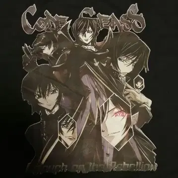 CODE GEASS 코드 기어스 티셔츠 XL 사이즈