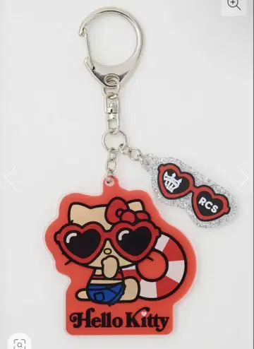 로데오 크라운 산리오 키티 바캉스 아크릴 키링