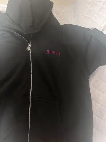 Supplier 블랙 후드티